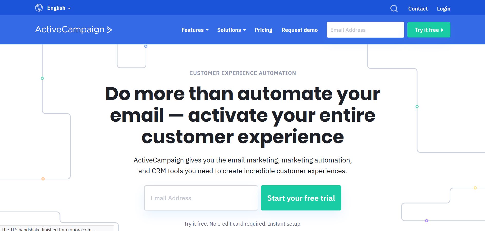 active campagin homepage