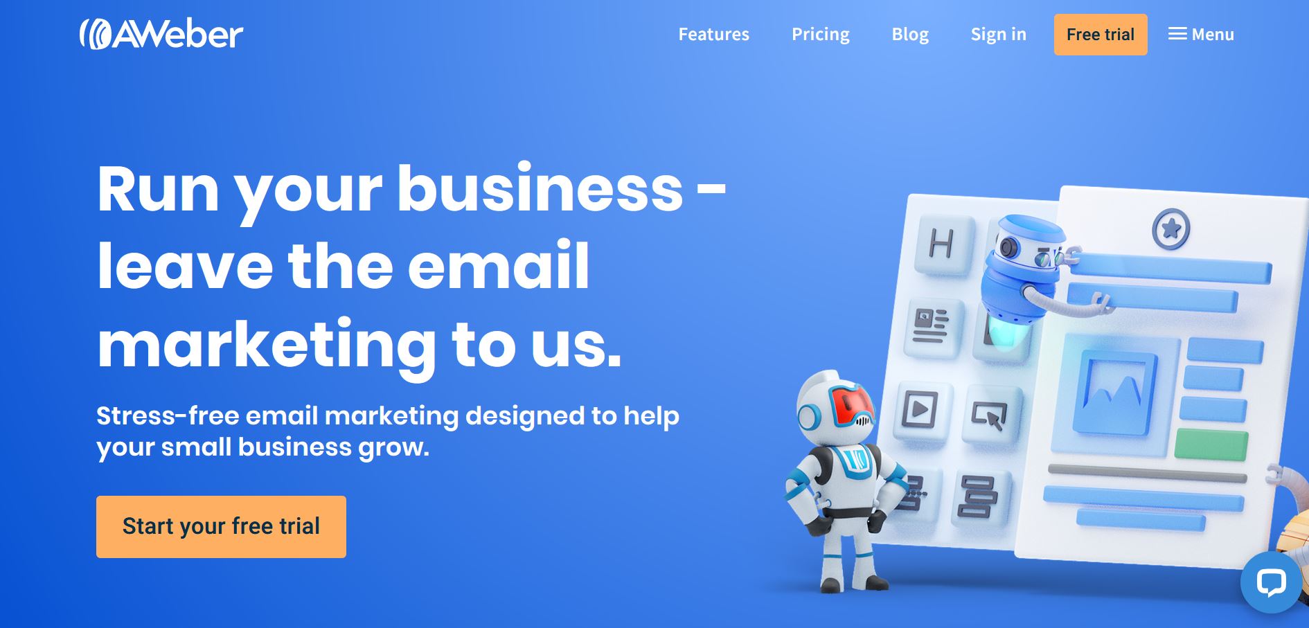aweber homepage