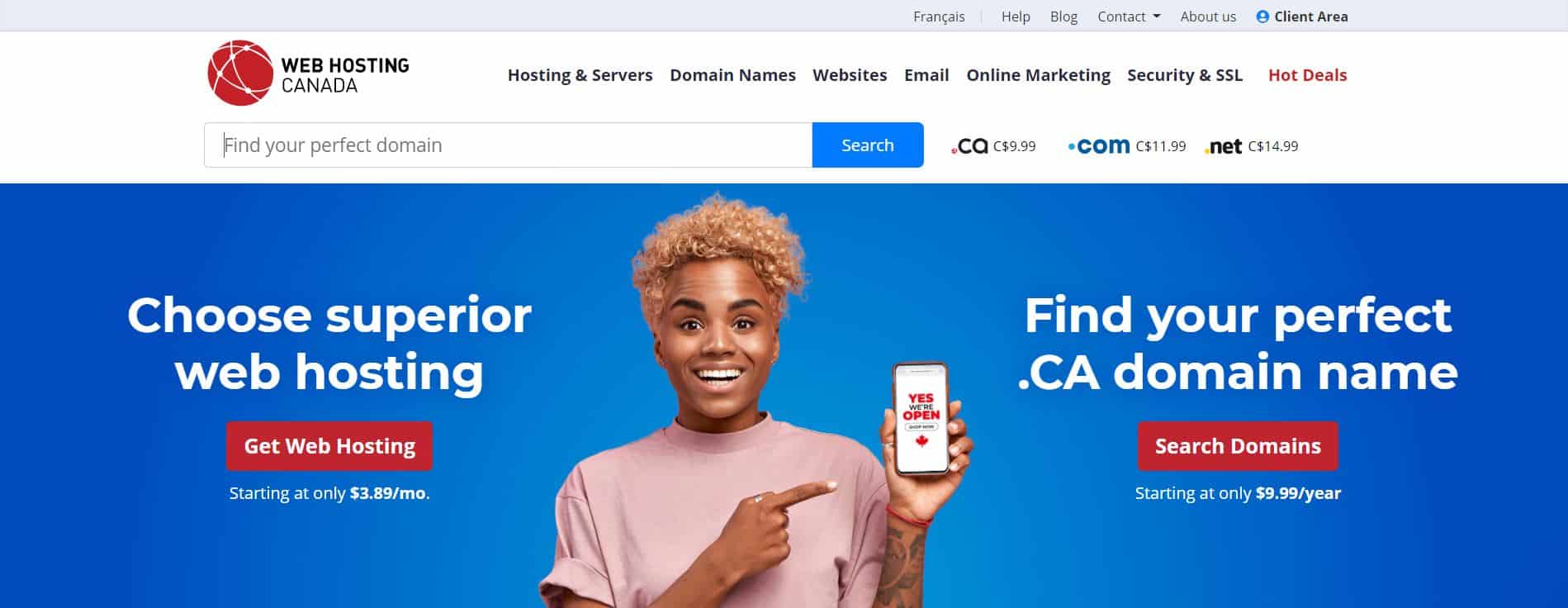 webhosting Canda