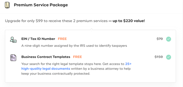 incfile premium package